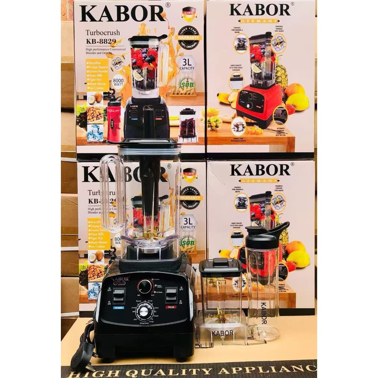 KABOR blender 9535 Pure copper motor 3L high-capacity