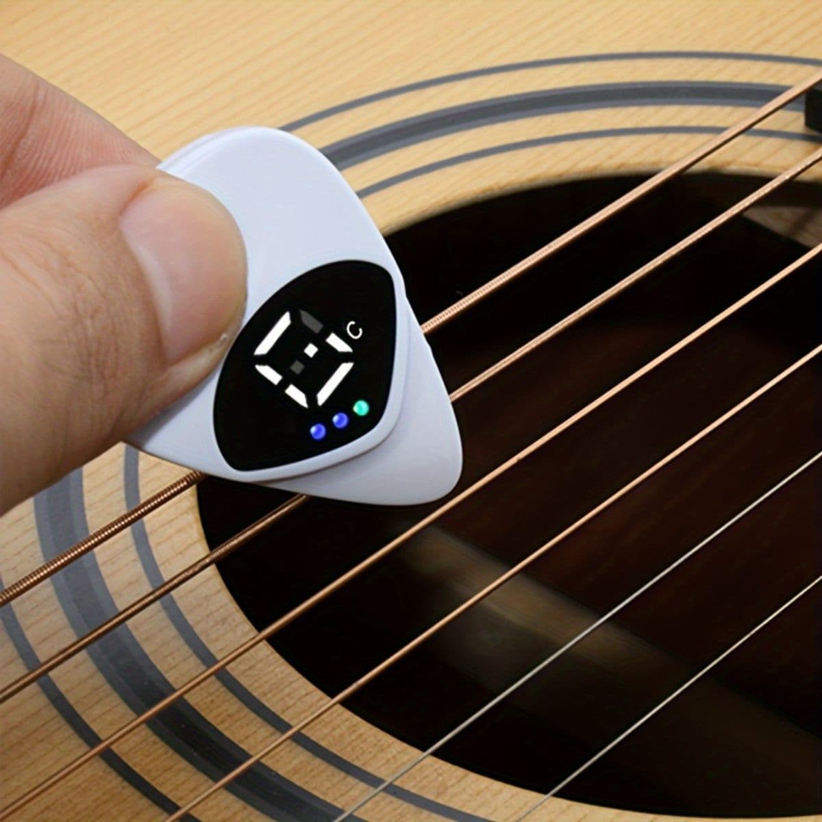 Cross-border tuner two-in-one pick tuner tuner and picks twelve equal temperament tuner