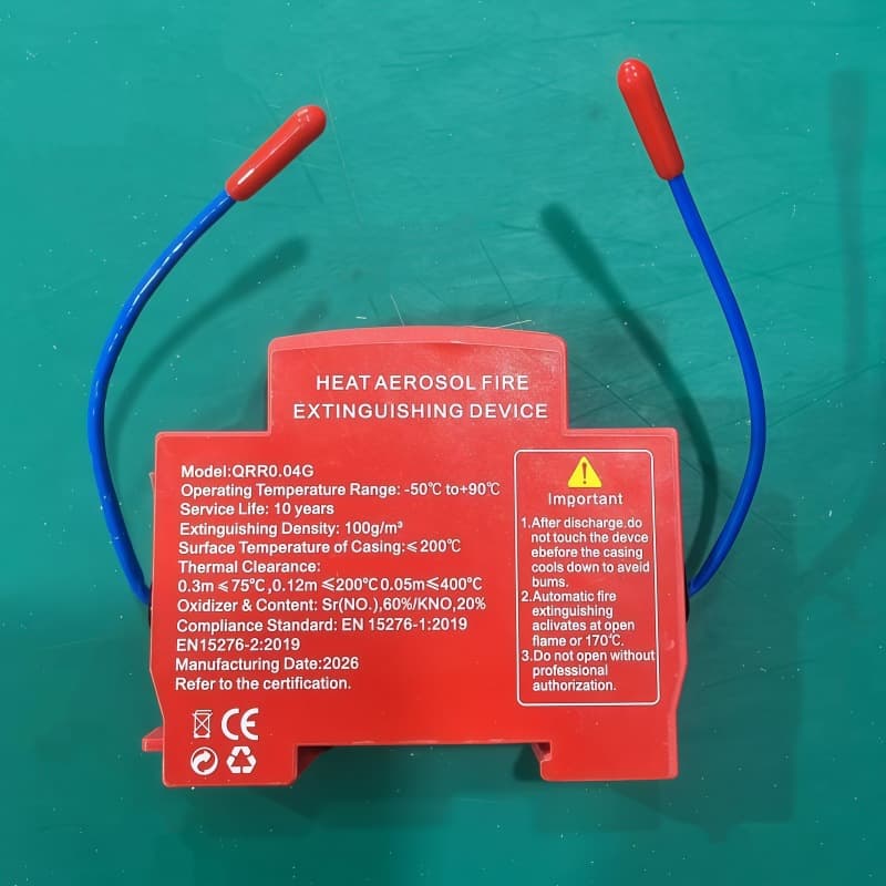 [Source Factory] Automatic Fire Suppression Patch, Auto-Sensing Fire Extinguishing Device for Distribution Boxes