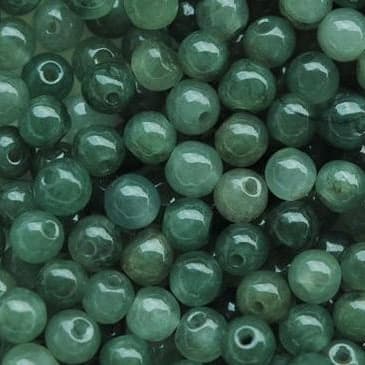 Jadeite oil-green loose beads, low quality, suitable for matching inexpensive bracelets, necklaces, bag charms