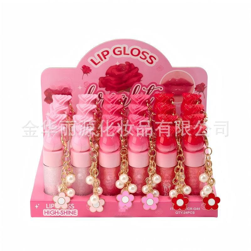 NEW Hot South America Brazil Lip Glaze Lip Gloss Lip Makeup Rose Lip Gloss LIP GLOSS Rose Lip Glaze