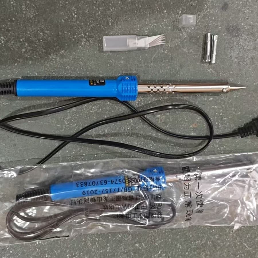 Soldering Iron Household Industrial Repair Welding Constant Temperature Non-Adjustable Temperature Soldering Gun Soldering Iron Welding Pen Kit
