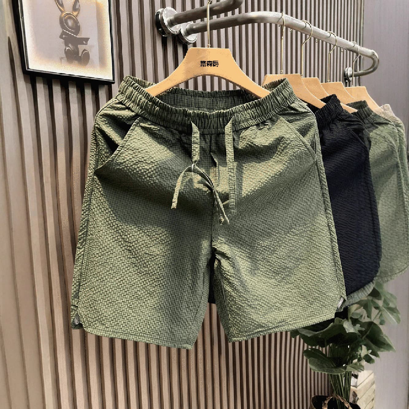 Summer Men's Unisex Versatile Casual Shorts, Couple Fashion Trendy Loose Beach Five-Point Shorts for Men