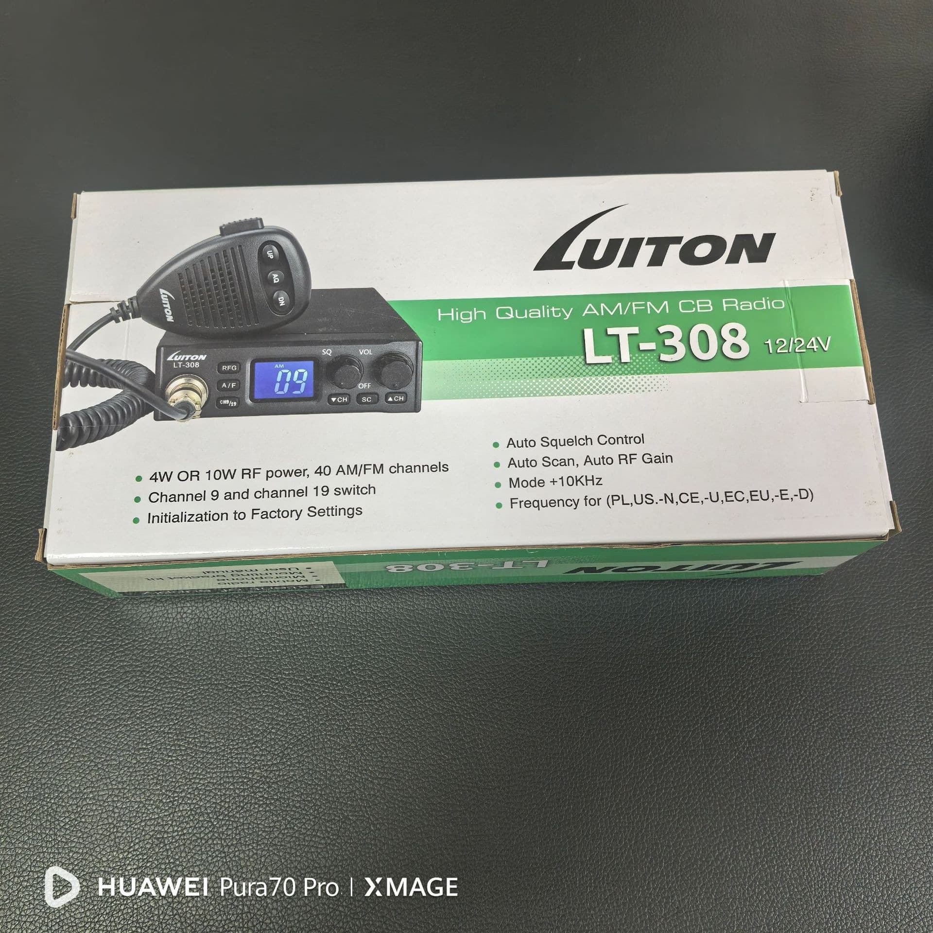 LT-308 Desktop CB Radio for Marine, Ship, Shortwave, Fishing Boat, Vehicle Mount, 27MHz-39MHz Shortwave Transceiver