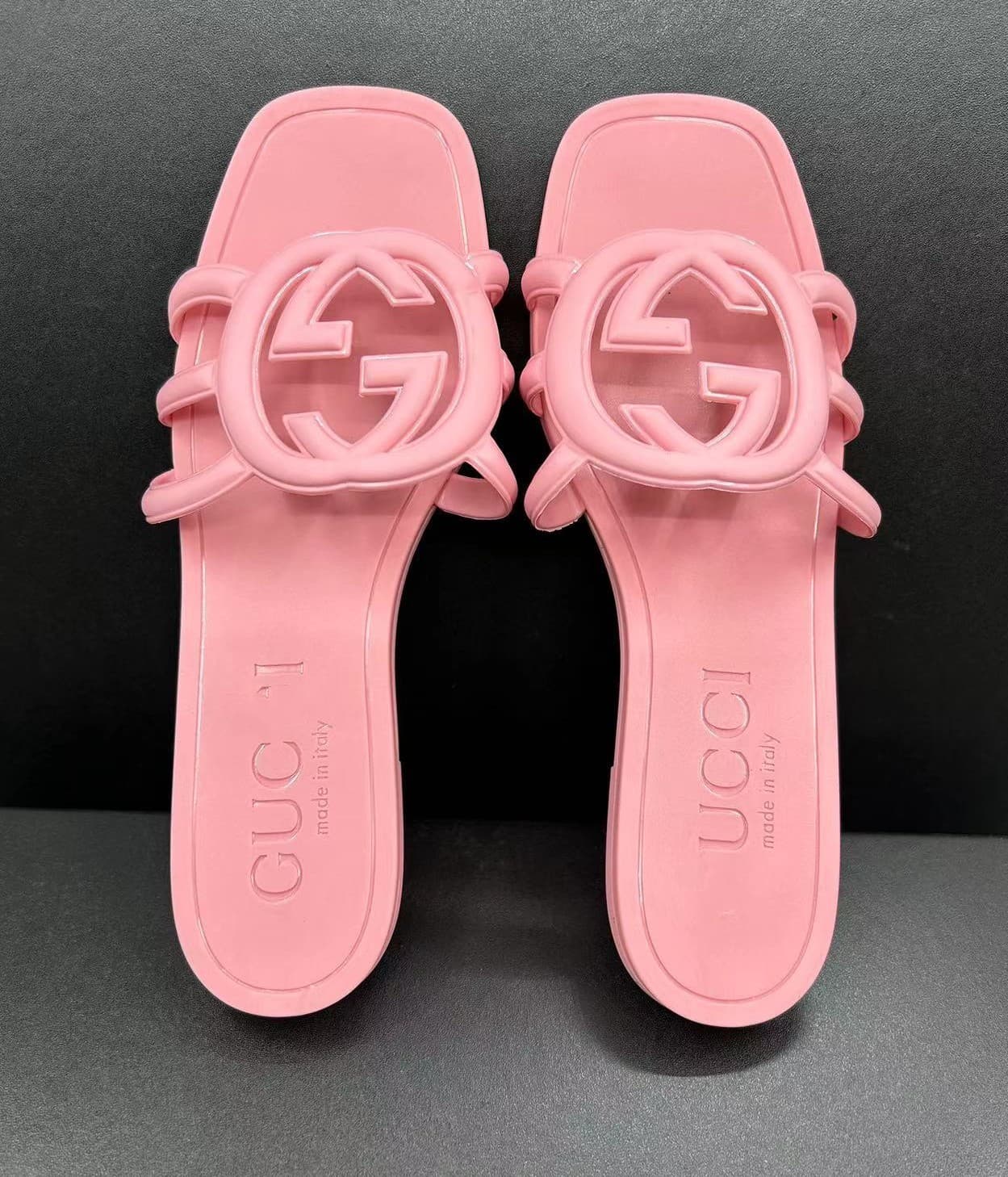 Flat Slide Sandals Gujia Women's Shoes European and American 2024 New Ladies Casual Slippers Cross-border