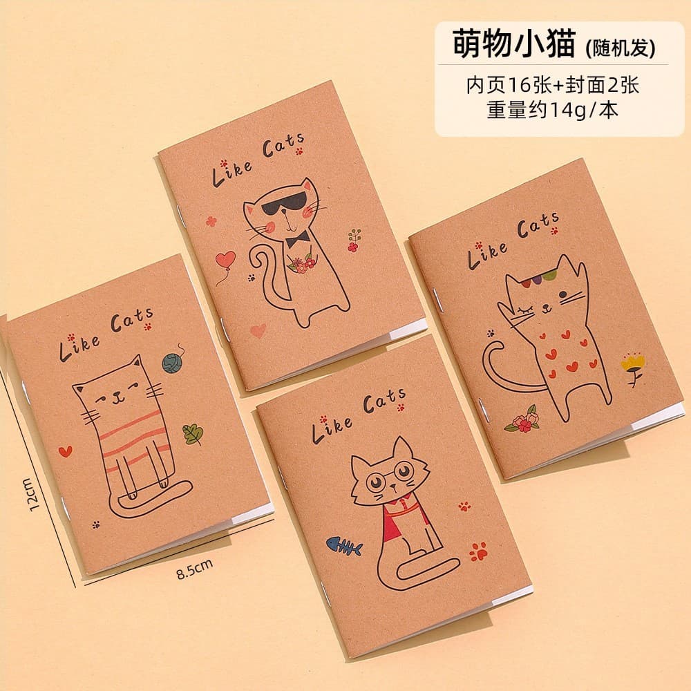Creative Cute Cartoon Mini Notebook High Aesthetic Student Small Prize Gift Pocket Notepad Stationery Wholesale