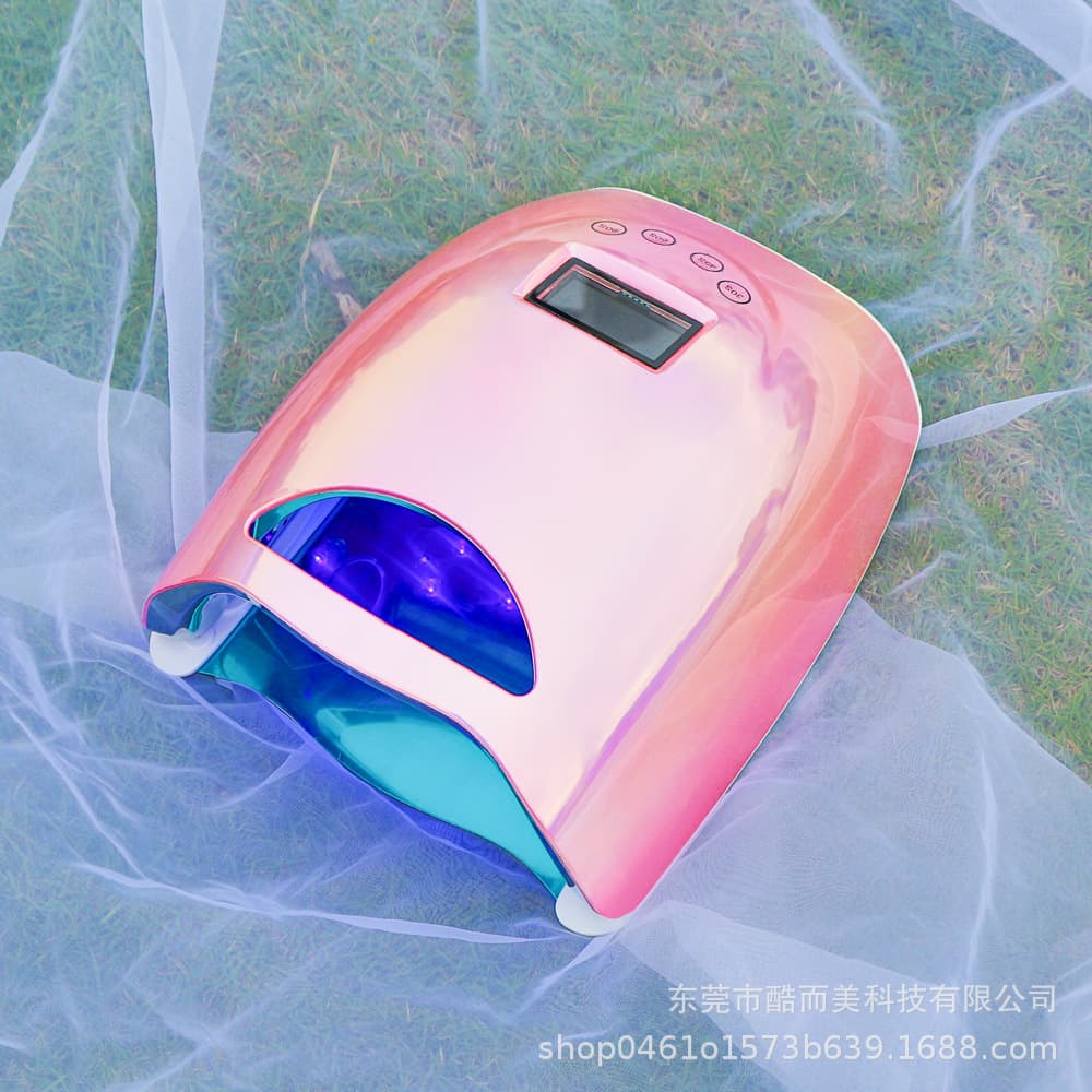 Cross-border Direct Power Supply Electroplated Nail Lamp High-power Nail Curing Lamp Fast-drying Light Therapy Machine Bulk Logo Printing Available