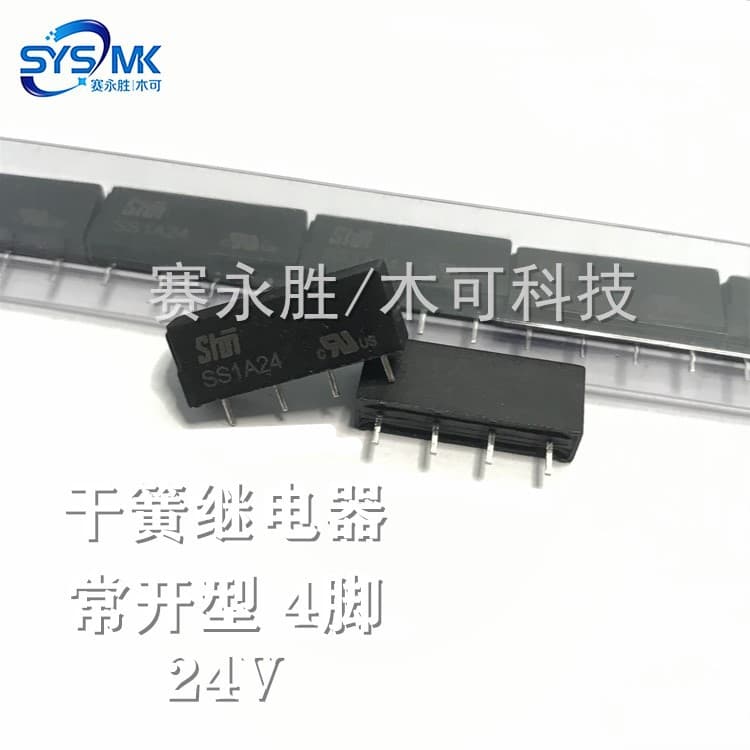 Reed Relay SIP-1A24 4-pin 1 Normally Open Set SS1A24 DC24V Genuine Reed Switch