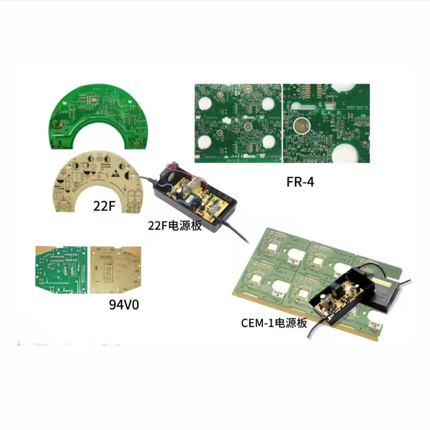 94V0 Single-Sided PCB 1.2mm Thickness 25μm Copper Substrate High-Quality Solution High-Frequency High-Speed