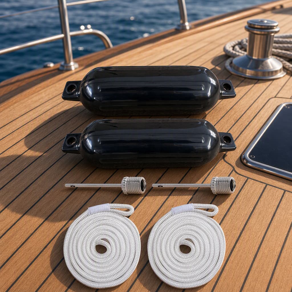 Yacht Bumper Ball Set Fender Customizable Label Export Ready In Stock Thickened Anti-Collision Pad Inflatable Portable Buoy