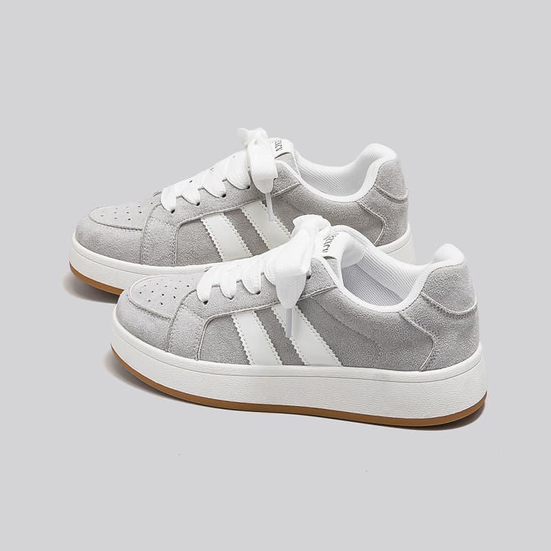 Thick-Sole Trendy Casual Board Shoes for Women 2026 New Spring Hot Style Lightweight Student Sports Shoes MR556