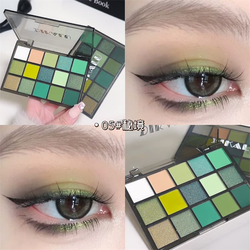 INS Xiaohongshu Same Style Macaron Eyeshadow Palette Colorful Multi-Color Play Makeup Low Saturation European and American Makeup Palette Pink Series