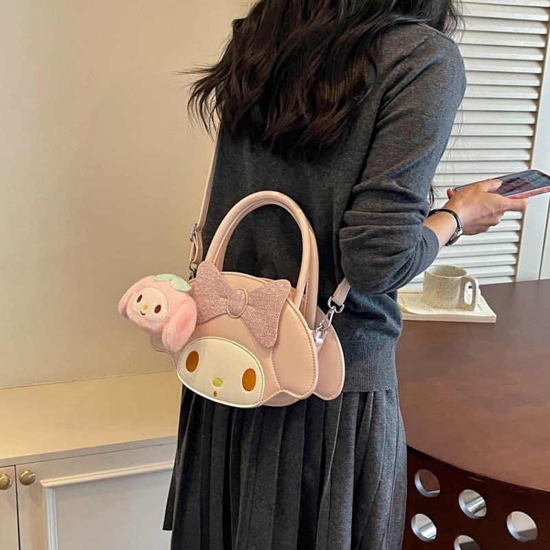 Japanese-style Kawaii Multi-purpose My Melody Cartoon Handbag Crossbody Bag Student Cute Shoulder Bag Children's Small Bag
