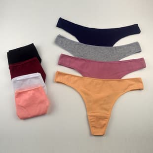 368 Comfortable Breathable Pure Cotton Women's Thong, Low Rise, Sexy Cotton Women's Thong