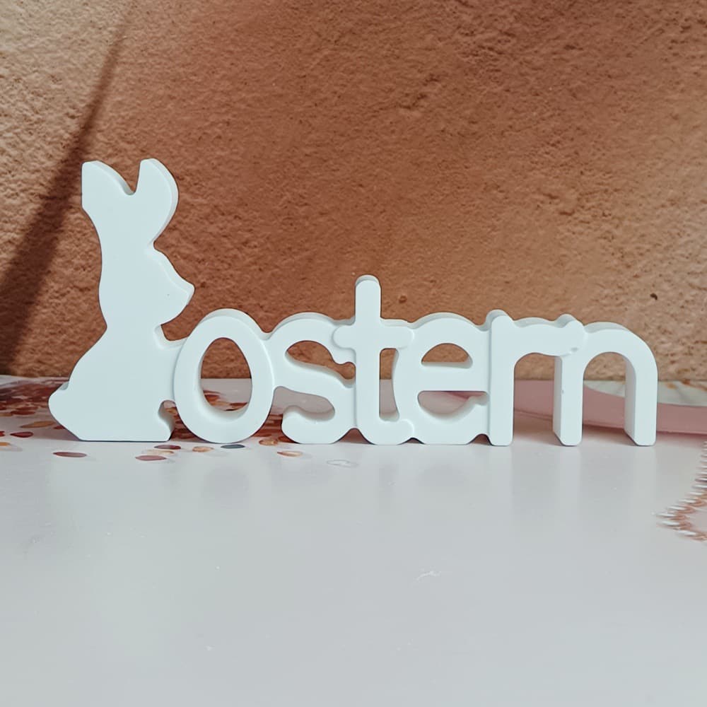 S2263 Easter Decoration Cement Plaster Mold DIY Silicone Mold