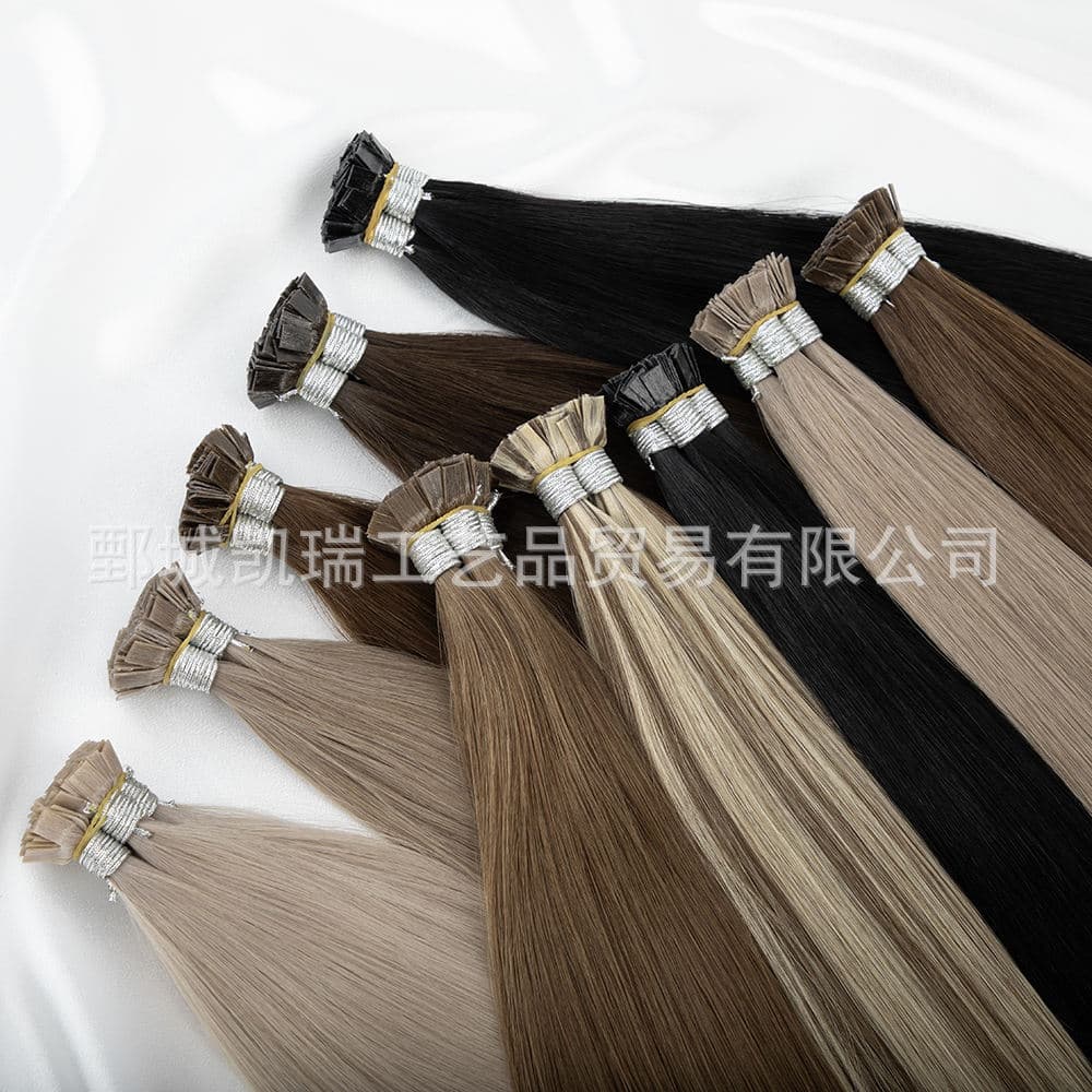 Braid Flat Tip Hair Extension Real Human Hair Weft