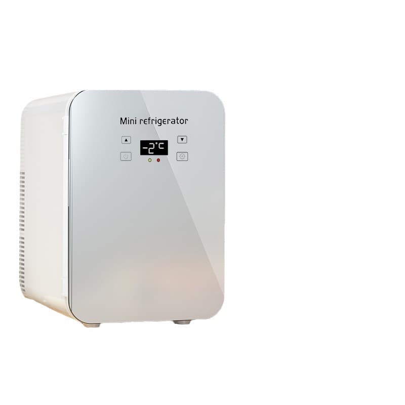 Car Refrigerator Home and Car Use Small Mini Dormitory Cooler Beauty Mirror Mini Fridge Cross-border Gift Wholesale