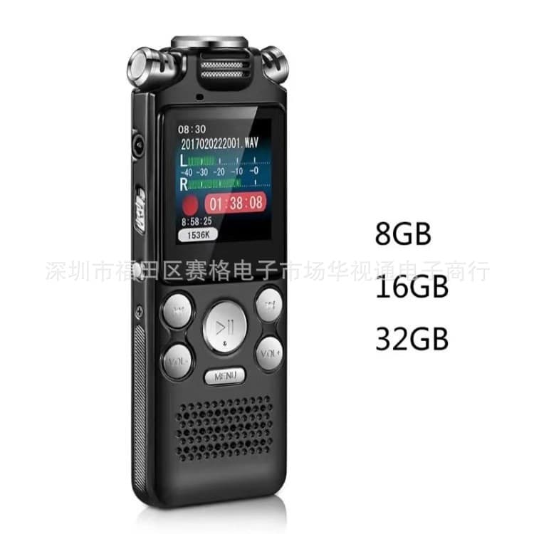 New 8822 MP3 Voice Recorder Digital Player HD Noise Reduction Portable Dual Microphone Recorder