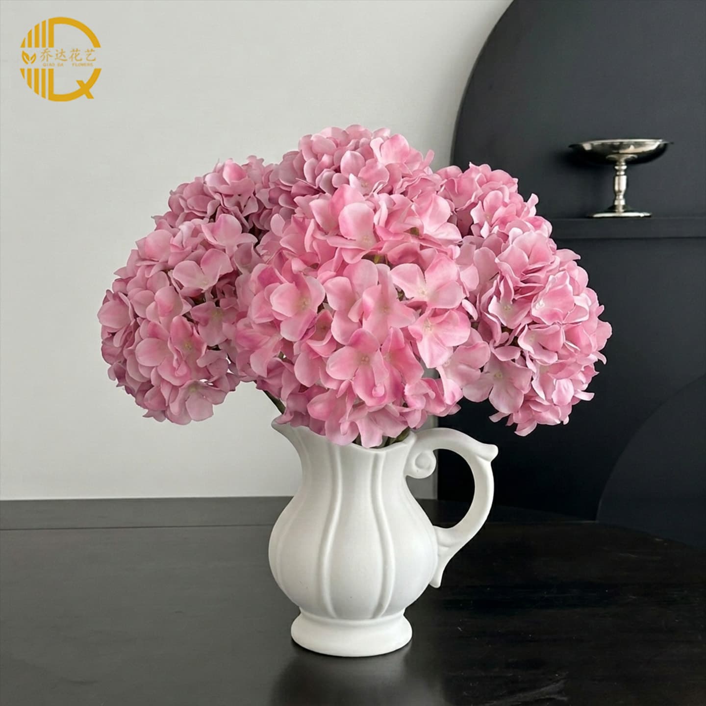 Simulated lollipop hydrangea single large hydrangea wedding wedding flower row decoration home flower arrangement ornaments decorative flowers