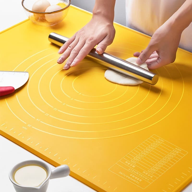Food-Grade Silicone Kneading Mat for Mother and Baby, Thick Dough Board for Home Baking and Bun Making
