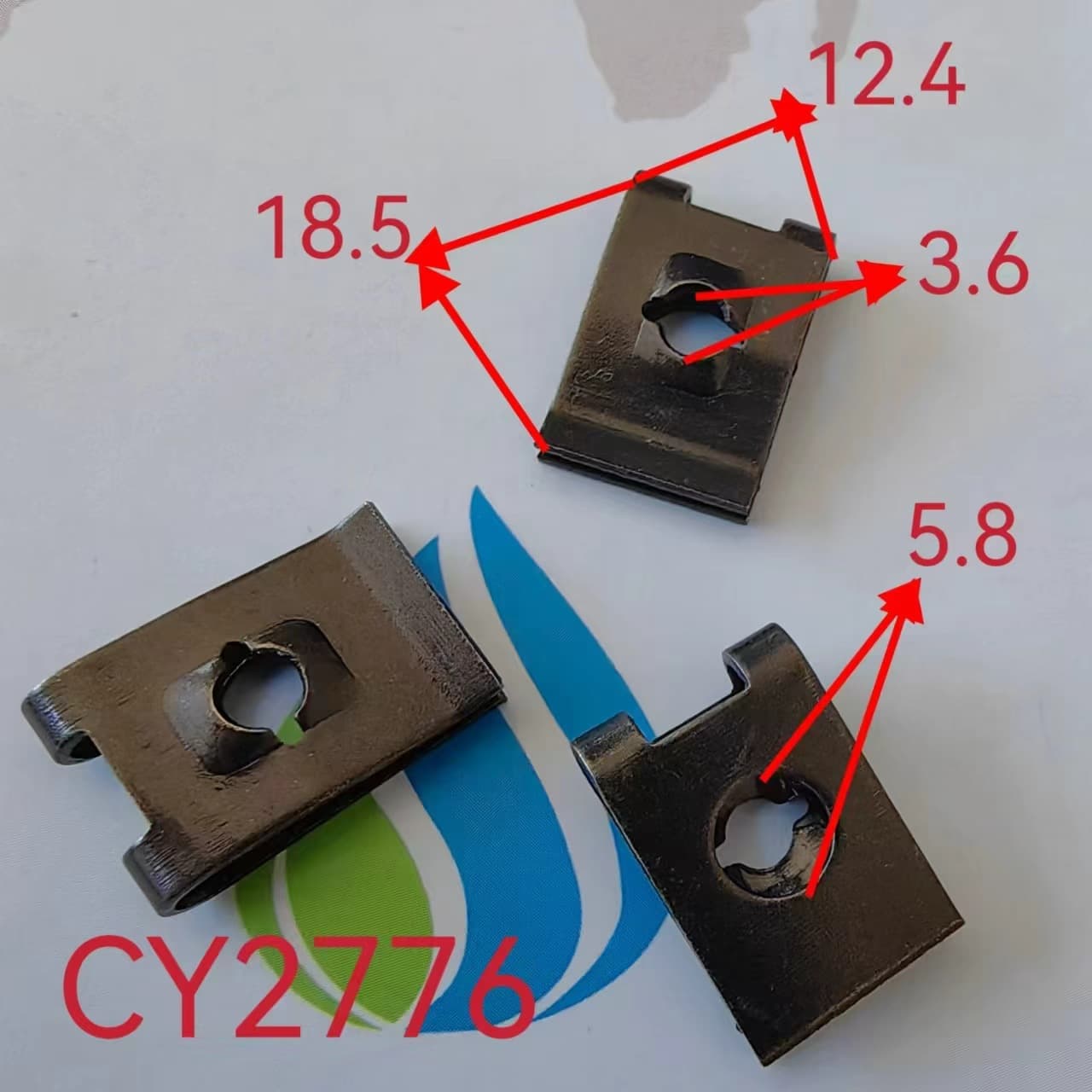 Car and Motorcycle Screw Base U-Shaped Clamp Car Modification Clamp Quick Wire Gasket Self-Tapping Plum Blossom Self-Tapping Screws