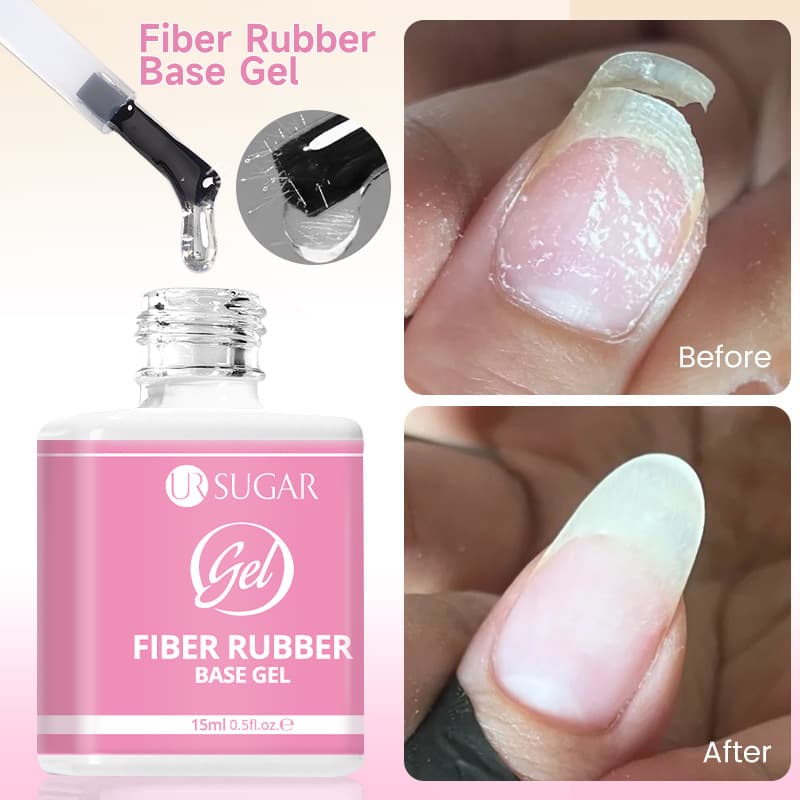 Ursugar Export New Nail Fiber Repair Rubber Base Glue 3in1 Nail Construction Repair Adhesive