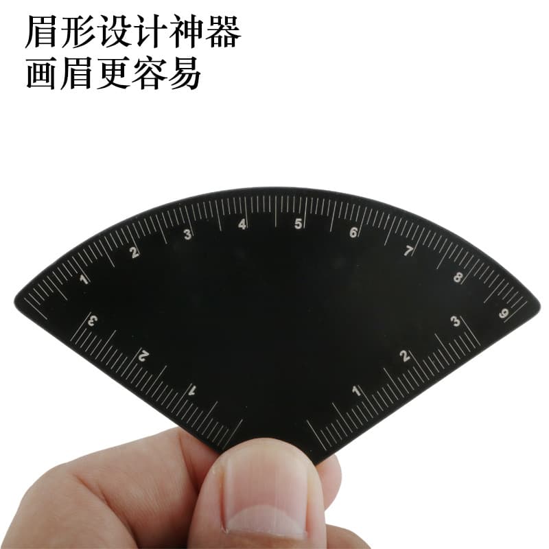 Eyebrow Stencil Tool for Quick Eyebrow Design, Symmetry Guide, White Drawing Tool for Tattoo Makeup