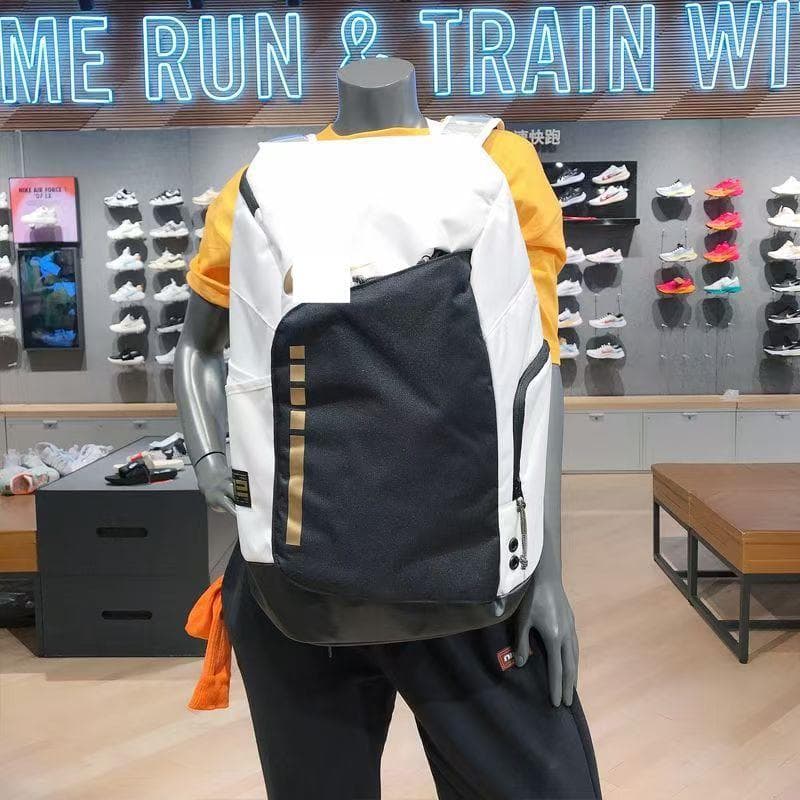 Trendy brand large-capacity air-cushioned backpack, casual travel backpack, basketball sports student backpack, lightweight school bag