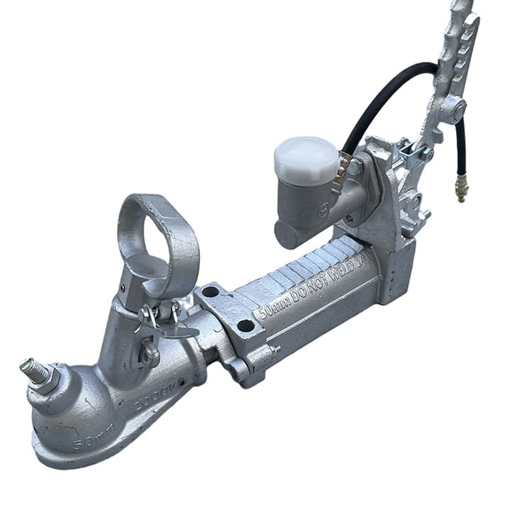 Impact Hydraulic Brake Trailer Coupler with Handbrake Ball Cover / RV ATV Boat Trailer Towing Modification Accessories