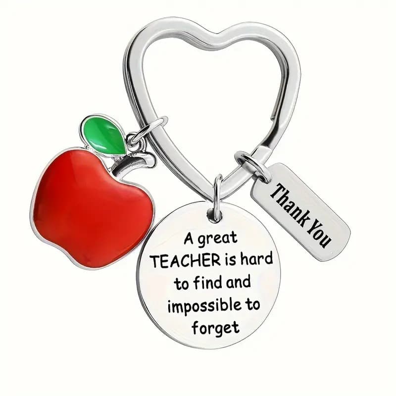 A great Teacher is hard Cross-border gift Teacher's Day gift Apple keychain Amazon