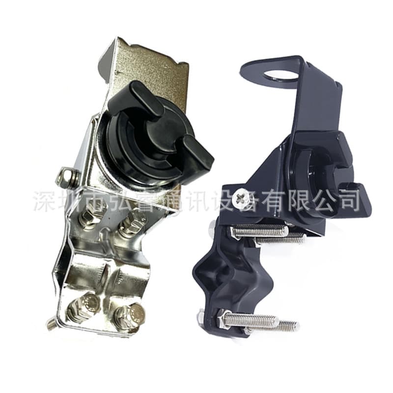 Two-way radio car mount RB-46 side bracket RB46 vehicle antenna clamp for motorcycles, luggage racks, and bumpers