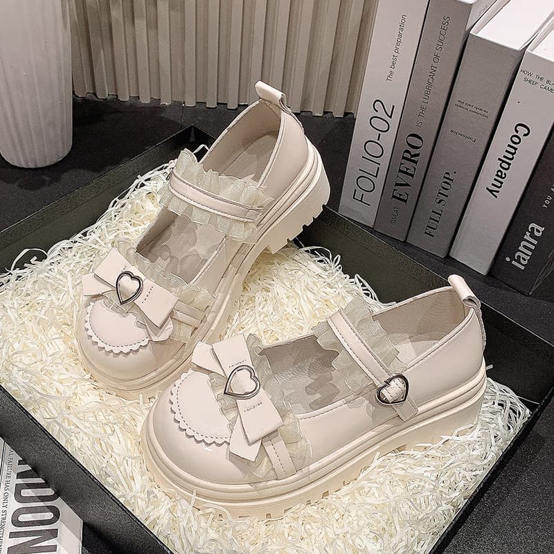 French Mary Jane Shoes for Women 2024 Summer New Style Versatile Student White Dress Shoes Leather Shoes