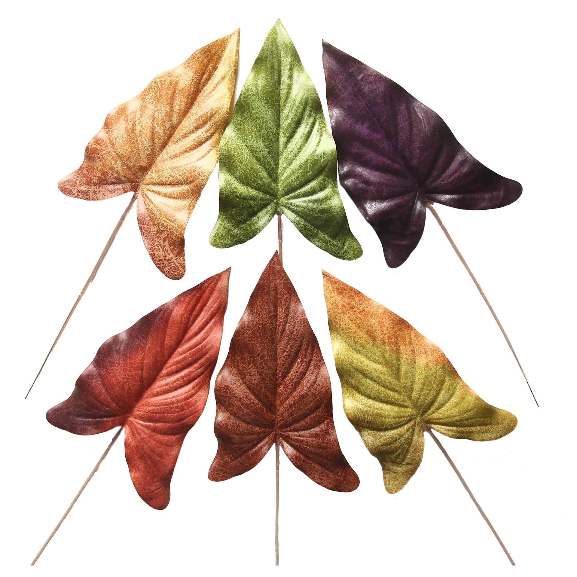 Leaves Mori Crack Cloth Leaves Retro Autumn Turtle Leaves Artificial Flowers Manufacturers Home Decoration Wedding Fake Flowers