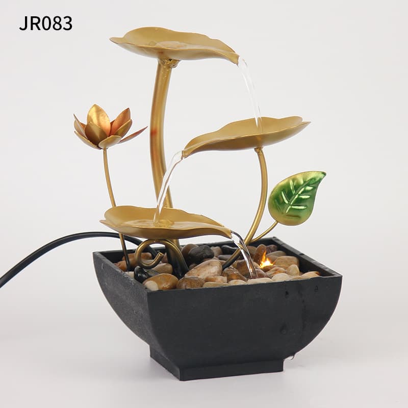 home decor office desktop ornaments iron art fortune-making flowing water ornaments cross-border fountain feng shui ornaments landscape