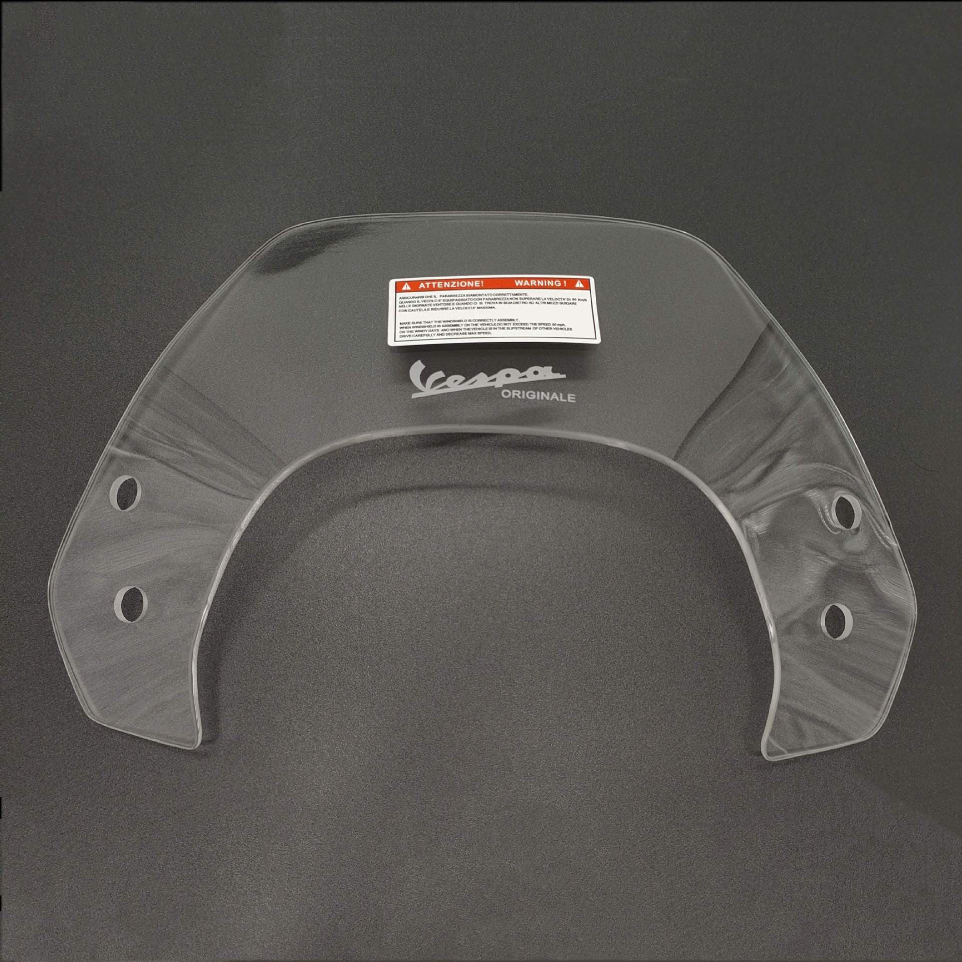 Factory Direct Piaggio Vespa Sprint 150 Windshield Deflector Mini Racing Windscreen