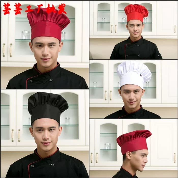 Hotel Chef Hat Coffee Western Restaurant Waiter Peaked Cap Beret Forward Cap Hotel Work Cap