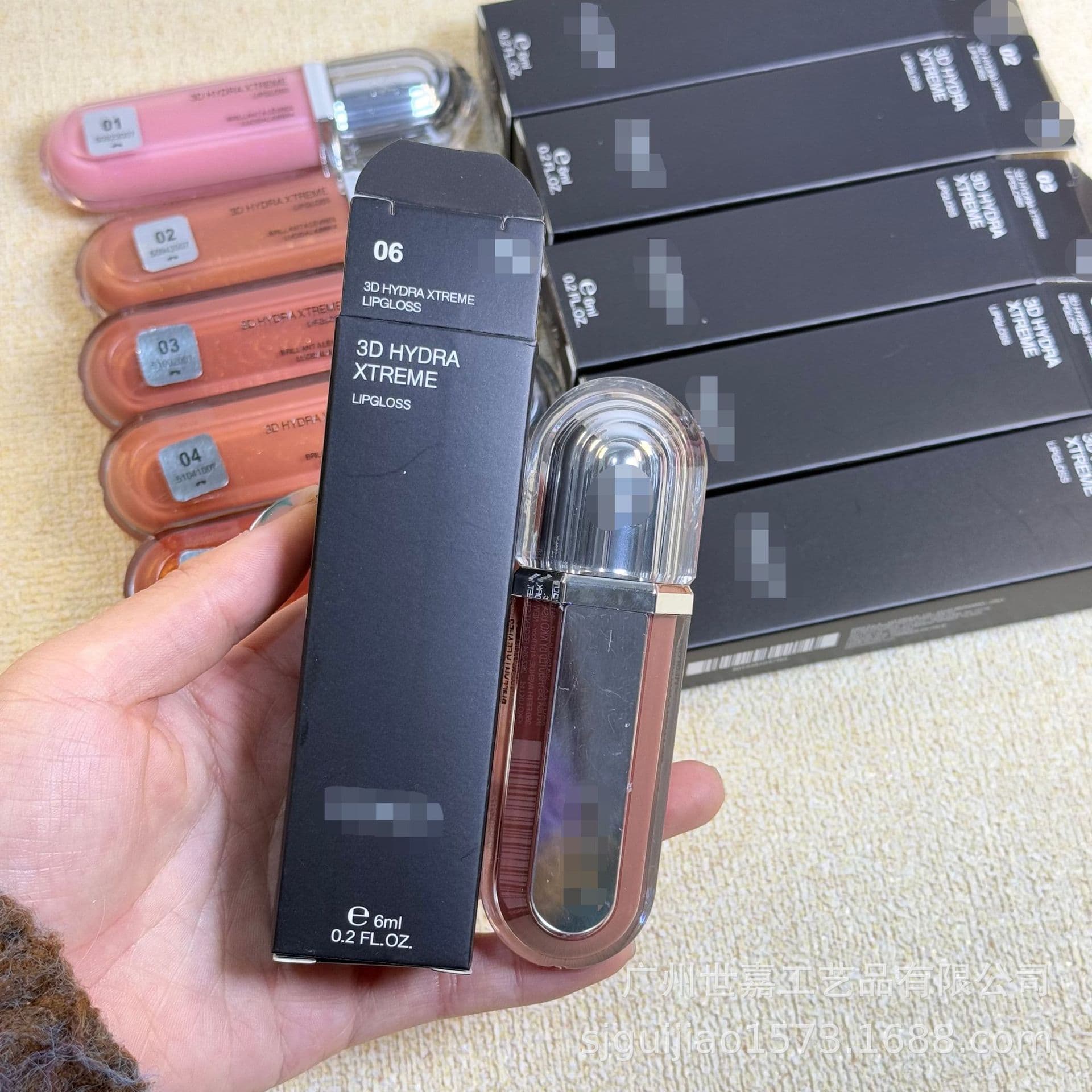 In Stock New Hydra 3D Lip Gloss Brightening Long-lasting Water Gloss Ice Lens Glossy Moisturizing Lip Gloss 01 02 03