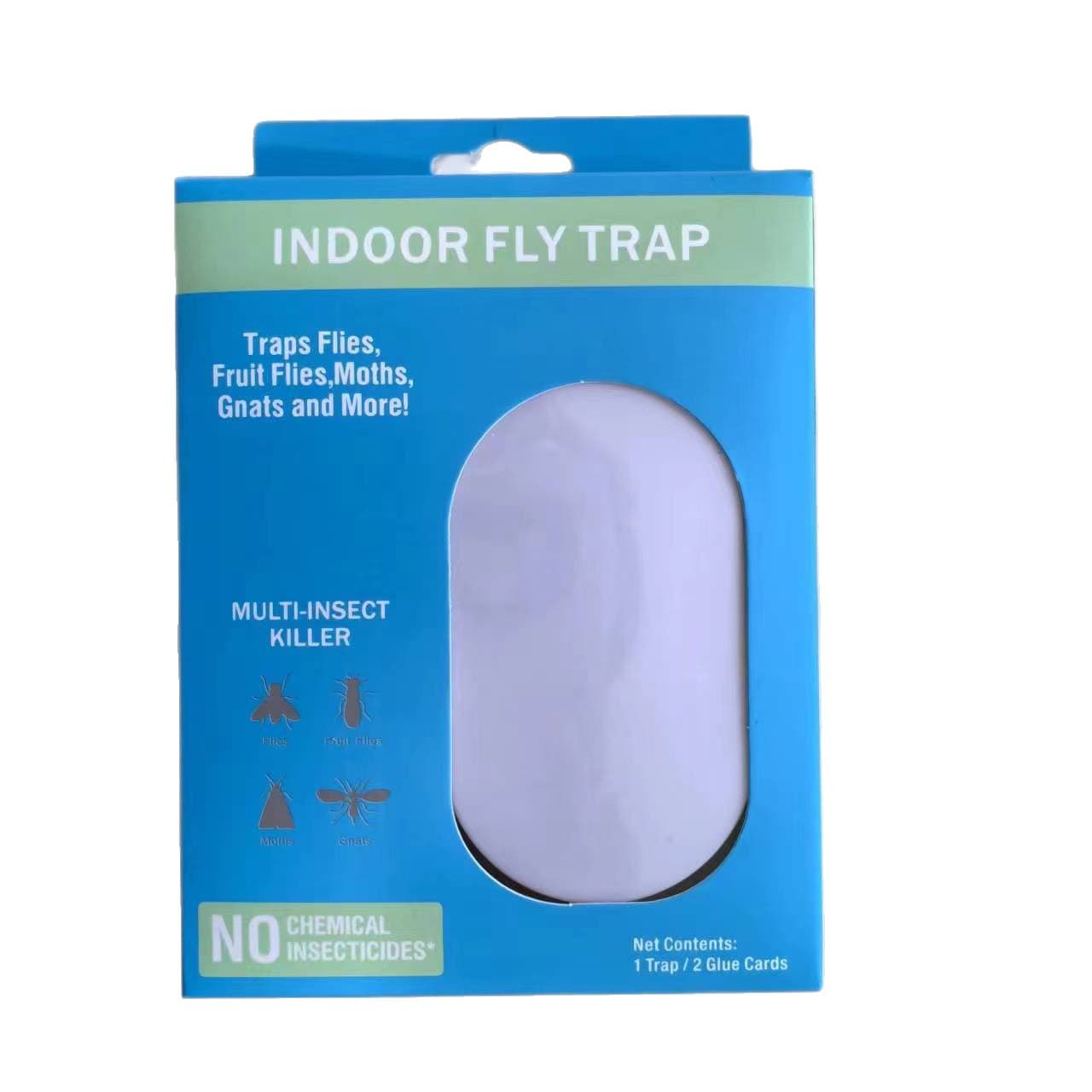 New Cross-Border Indoor Plug-in Fly Catcher Sticky Mosquito Killer Lamp Small Wall-Mounted Electric Mosquito Trap Light