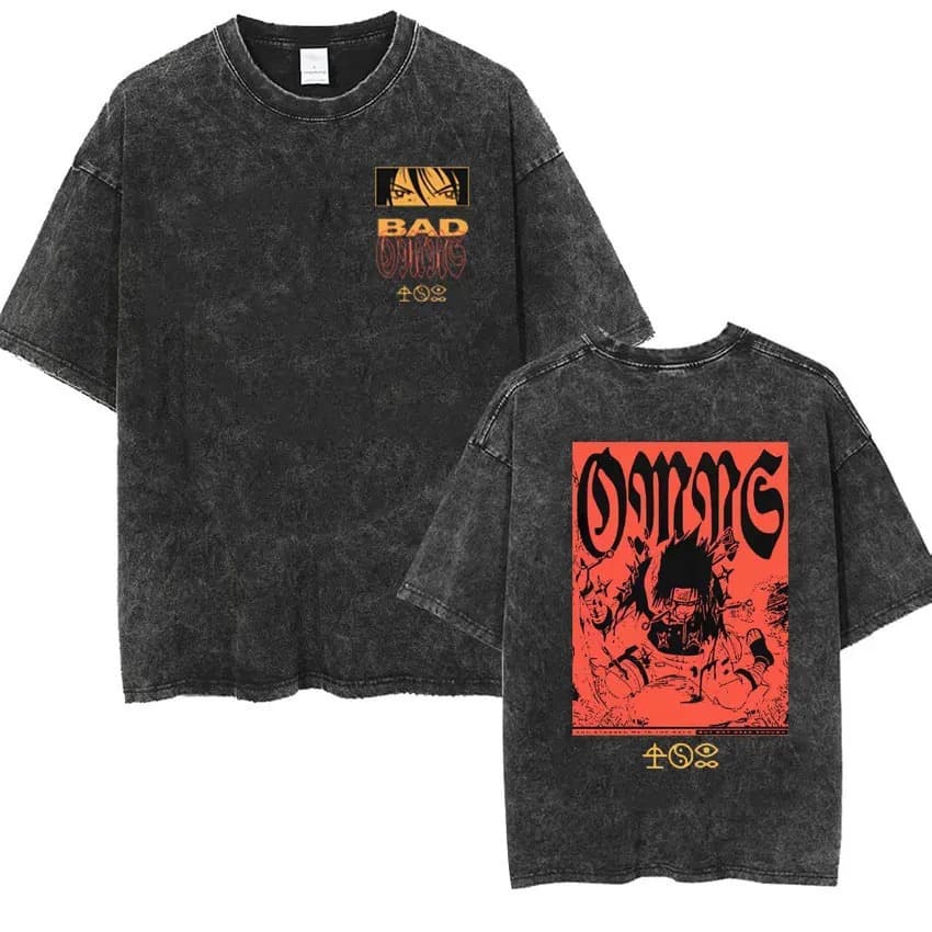 Metal band Bad Omens band music Oversized retro washed T-shirt tour omen performance
