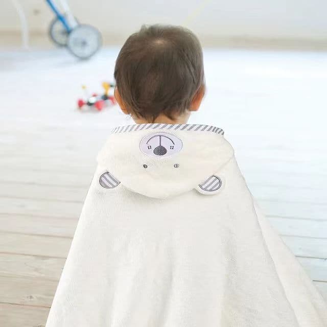 Coral Fleece Baby Wrap Towel Cartoon Infant Bath Towel Children's Swaddle Blanket Factory Direct Toddler Hooded Towel