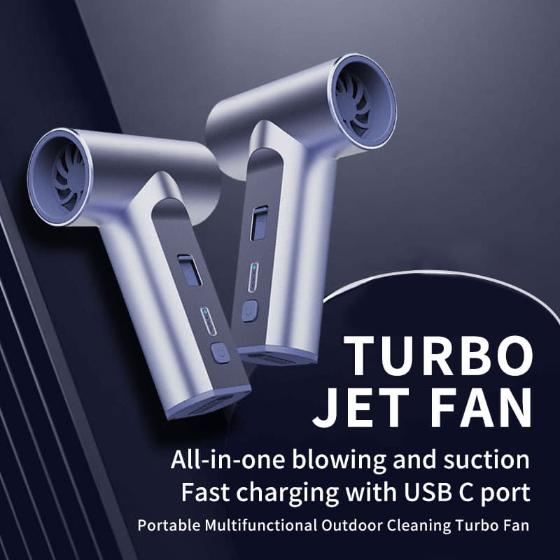 2025 Bestseller High-Speed Brushless Motor Mini Fan Handheld Turbo Fan for Dust Removal