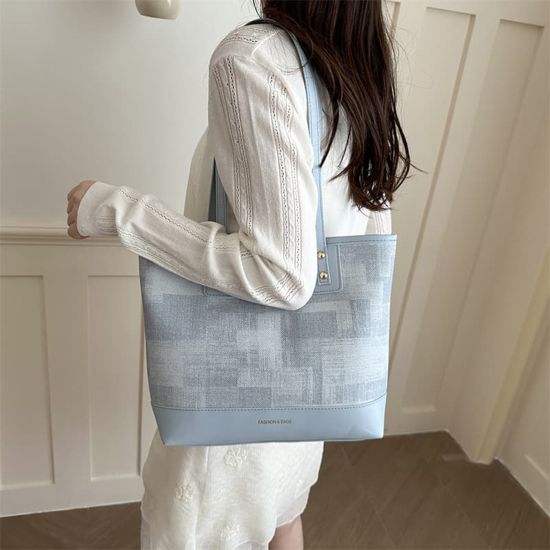 Handheld Retro Casual Bucket Bag for Women 2026 Winter New Trendy Fashion Shoulder Bag Korean Style High-End Women's Bag
