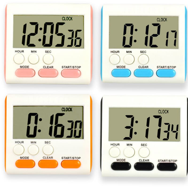 Export Kitchen Timer 24-Hour Digital Timer with Alarm, Drop Shipping Available
