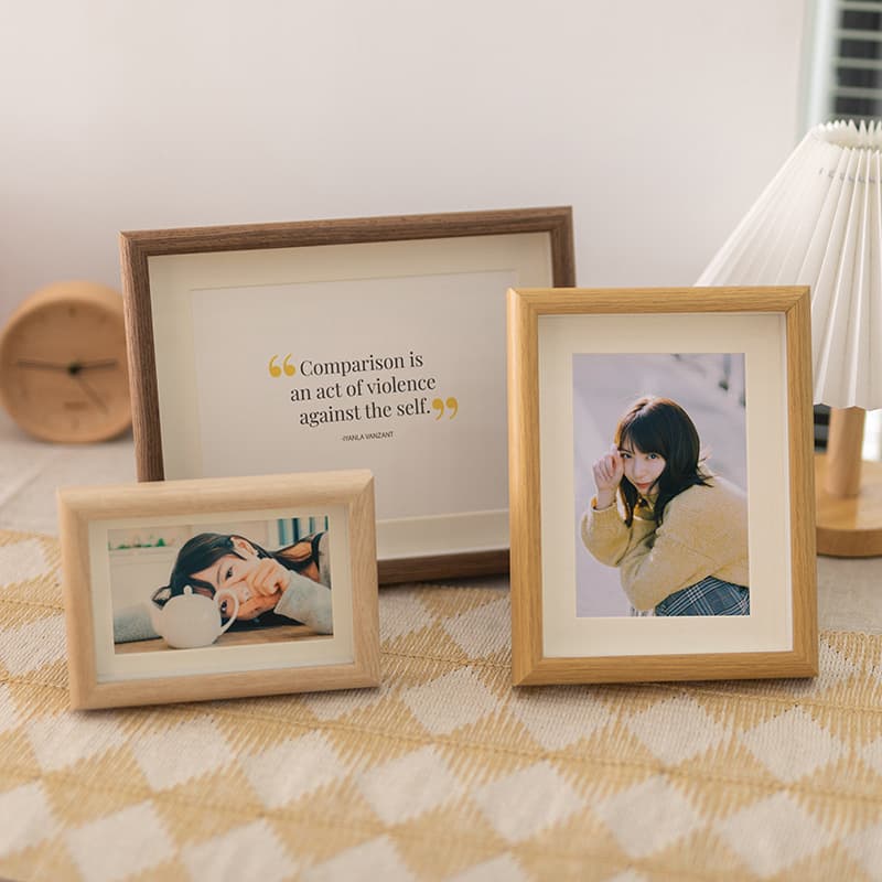 Hollow Picture Frame Custom Specimen Frame 3D Display Stand 6x7 Inch 8 Inch Wooden Decorative Frame Ornament Wholesale
