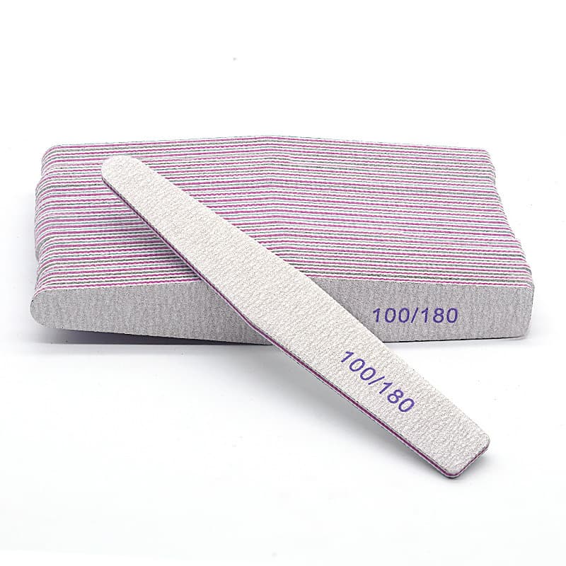 100/180 Nail File Strips Wholesale, Diamond Nail File, Zebra File, Manicure Buffing Strip