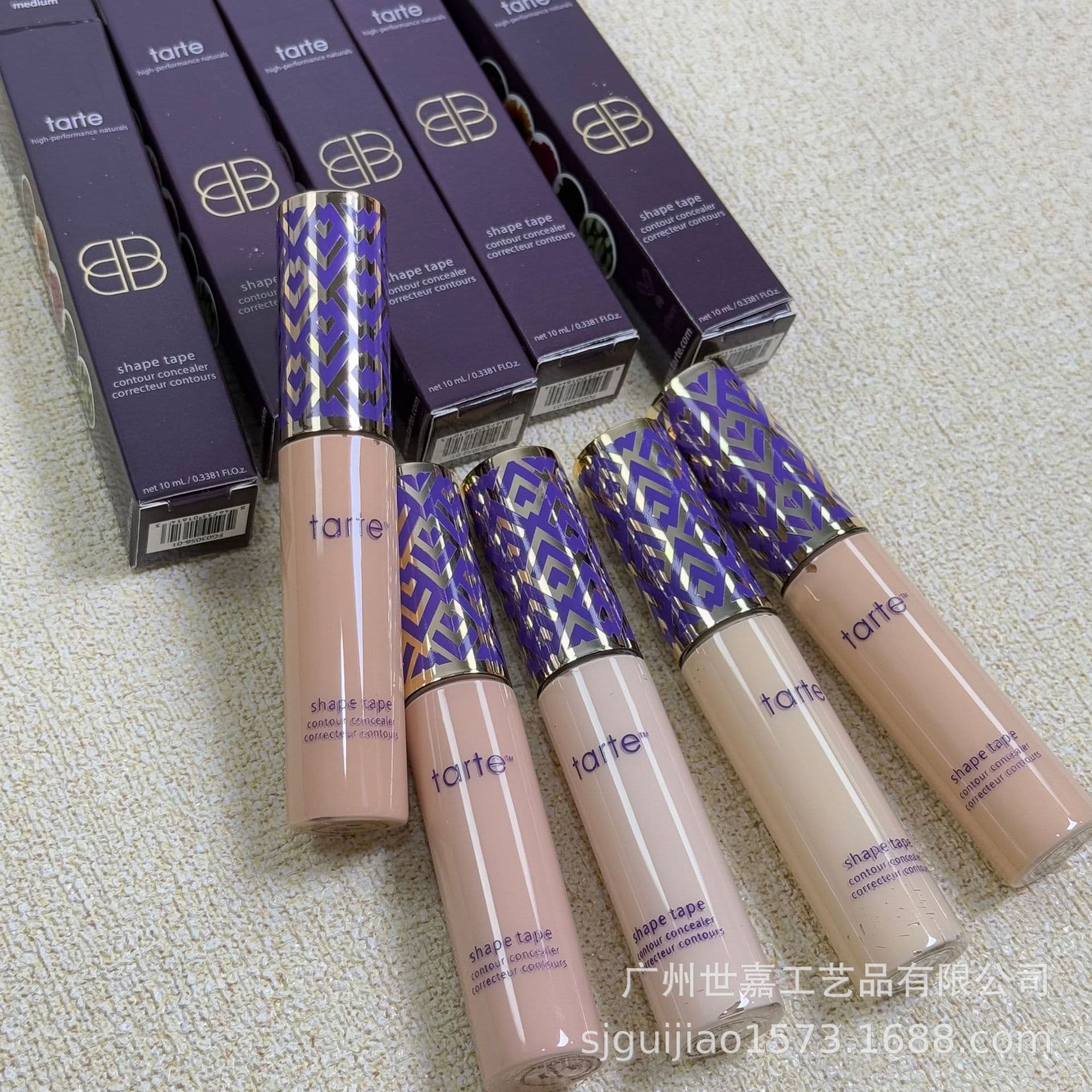 In Stock Tarte Shape Tape Concealer Liquid Concealer Cream for Dark Circles Acne Marks Moisturizing Brightening Contour