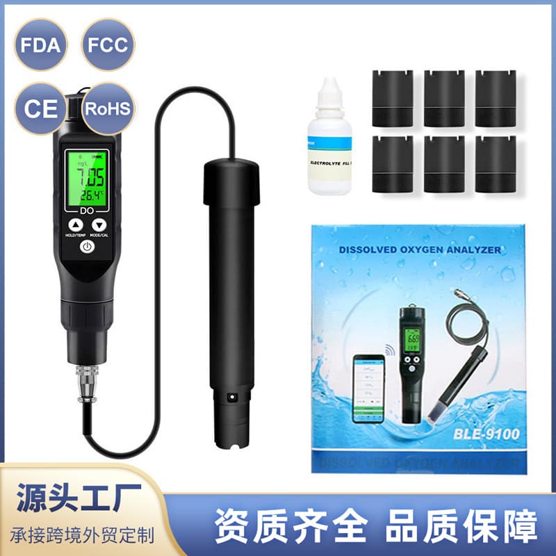 Promotional Online Bluetooth Connected DO Meter, Portable Dissolved Oxygen Tester, Multi-Parameter Water Quality Analyzer