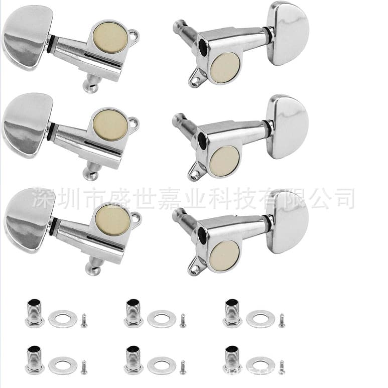 Folk Vintage Semi-Enclosed Guitar Tuning Pegs Acoustic Guitar String Winder 41 Folk Square Head Tuning Pegs