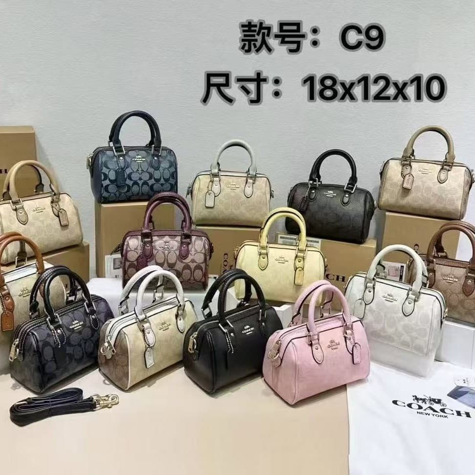Koujia High Edition Rowan Fashion Pillow Bag, Versatile Classic Monogram Boston Bag, Crossbody Handheld Shoulder Bag for Women