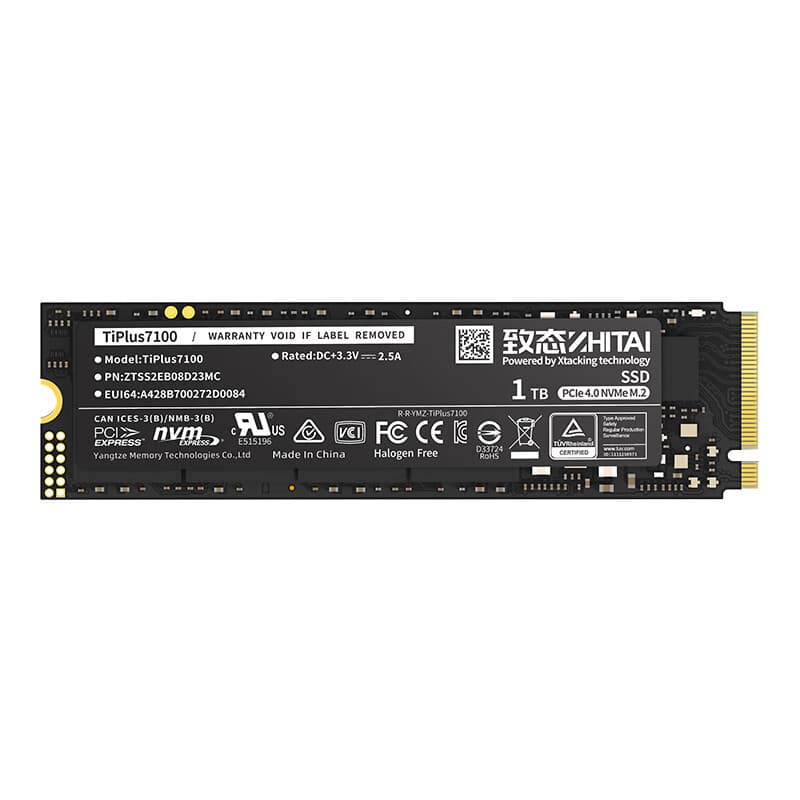 ZhiTai TiPlus7100 512G 1T 2T 4T M.2 NVMe SSD